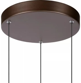 Lucide 24402/15/96 - LED Stmievateľný luster na lanku MARGARY 3xLED/4W/230V mosadz