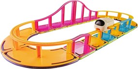 LEAN Toys Magnetická stavebnica Nebeská dráha 29 dielikov