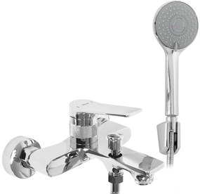 Rea Viral, vaňová batéria s ručnou sprchovou súpravou, chrómová, REA-B2021