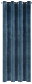 ZATEMŇOVACÍ ZÁVES NA KRÚŽKOCH RIA 140X250 CM NÁMORNÍCKA MODRÁ