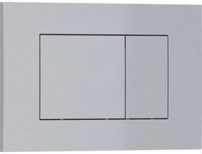 Mexen Tex 02, splachovacie tlačidlo, matný chróm, 6102-04