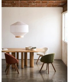 Jedálenský stôl v dekore jaseňa 105x220 cm Mailen – Kave Home