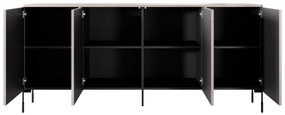 Komoda Sonatia 200 cm - kašmírová