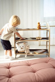 Detský Montessori regál, biely - 72 x 78 cm