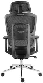 Kancelárska ergonomická stolička Neoseat GARY — čierna, nosnosť 150 kg
