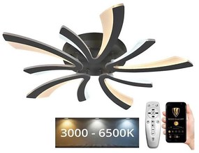 Brilagi - LED Stmievateľný prisadený luster TWIST LED/55W/230V 3000-6500K antracit + DO BG-J3313/S