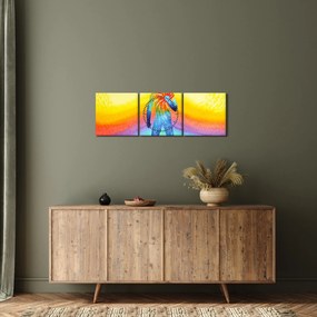 Obraz - Vnútorná sila (s hodinami) (90x30 cm)