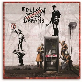 Gario Obraz na plátne Banksy mural - zbierka graffiti diel Rozmery: 60 x 60 cm