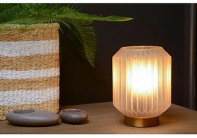 Lucide 45595/01/31 - Stolná lampa SUENO 1xE14/40W/230V krémová