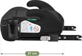 Detský podsedák do auta Cabby 30 čierny