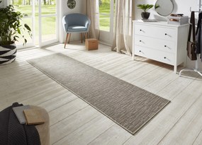 BT Carpet - Hanse Home koberce Behúň Nature 104261 Cream / Multicolor – na von aj na doma - 80x450 cm