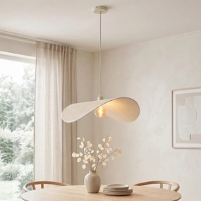 Moderná závesná lampa béžová 65cm - Hat