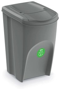 Odpadkový kôš na triedený odpad (4 ks) IKWB35S4 35 l - sivý kameň