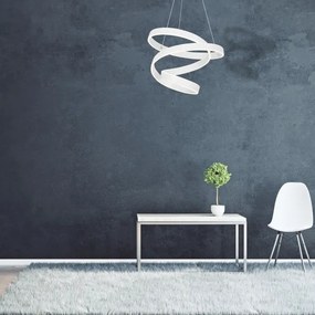 LED Luster na lanku ANDROMEDA LED/45W/230V