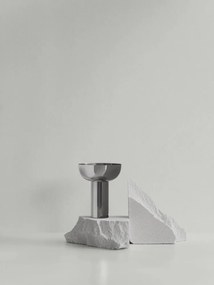 Váza z nehrdzavejúcej ocele v striebornej farbe (výška 21 cm) Miyabi – Blomus