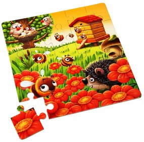 Puzzlika 12985 Oblíbená zvířátka 3v1 3 obrázky 50 dielov