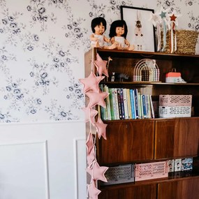 Tapeta modrej ruže 280x50 cm