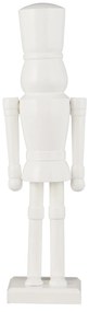 Ib Laursen Drevená soška Nutcracker Rounded Feet White 30 cm