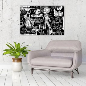 Obraz - Graffiti (90x60 cm)