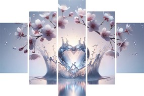 Obraz - Diamantové srdce (150x105 cm)