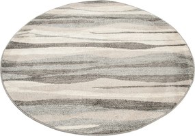 TA Koberec K186A STREDNÉ SIVÉ SARI KOLESO B1X Rozmer: 130x130 cm