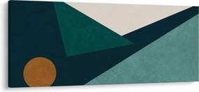 Obraz - Kubistická abstrakcia (120x50 cm)