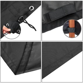 Kingsleeve Ochranný obal sedacej súpravy 308 x 138 x 89 cm antracit