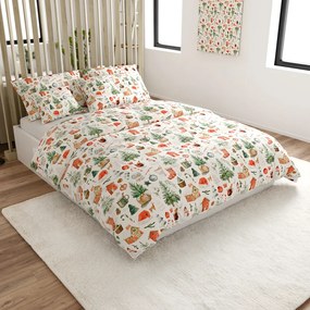 Mikroflanelové obliečky FESTIVE MAGIC biele Rozmer obliečky: 2 ks 70 x 90 cm | 200 x 220 cm