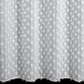 ZÁVES NA KRÚŽKOCH EVA MINGE AURELIA 135X250 CM BIELA