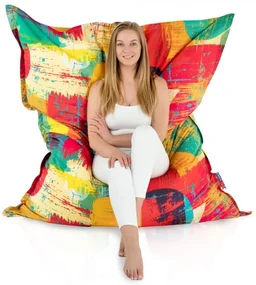 Dizajnový farebný sedací vak Fresh – XL/XXL Veľkosť: XXL