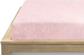 Froté plachta EXCLUSIVE svetloružová 90 x 200 cm