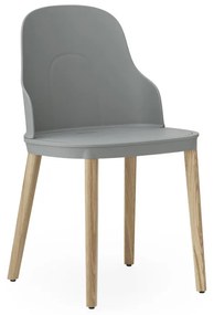 Stolička Allez Chair – sivá/dub