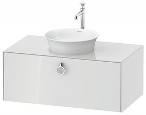 DURAVIT White Tulip závesná skrinka pod umývadlo na dosku, 1 zásuvka, 1000 x 550 x 408 mm, biela vysoký lesk, WT498108585