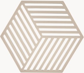 Silikónové podložky pod poháre Hexagon, 12 ks