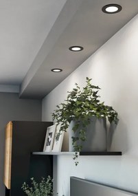 Eglo 901425-SADA 3xLED RGBW St.ko.pod.sv. FUEVA-Z LED/2,8W/230V 8,8cm IP44 čierna