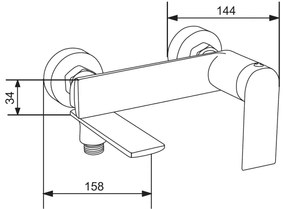 Mexen Zero DS70 vaňová sada, čierna, 7113DS70-70