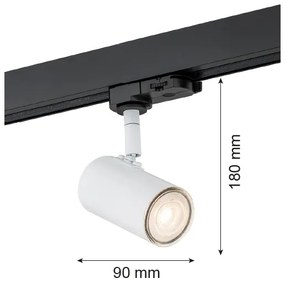 Argon 4327 - Bodové svietidlo do lištového systému HORTA 1xGU10/5W/230V biela