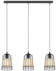 Eglo 43313 - Luster na lanku ANWICK 3xE27/40W/230V