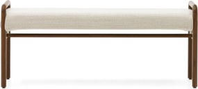 Krémová/v prírodnej farbe ženilková lavica Macaret – Kave Home