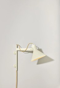 Nástenná lampa diola krémová MUZZA