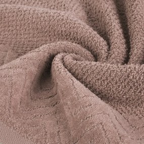 Dekorstudio Uterák LOREN so zamatovým okrajom - púdrový Rozmer uteráku: 30x50cm