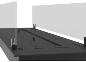 InFire - Vstavaný BIO krb 8,5x80 cm 3,5kW čierna