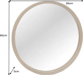 Zrkadlo 46097 Portrait Ø80cm Zlaté  - Komfort-nábytok