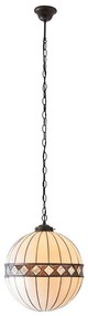 Endon 67045 - Luster na reťazi Tiffany FARGO 1xE27/60W/230V priemer 40 cm
