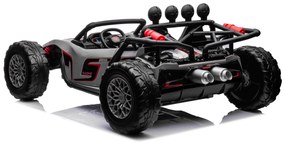 RAMIZ Elektrické autíčko Buggy Racing 5 - sivé - 2X200W - 24V/7Ah - 2023