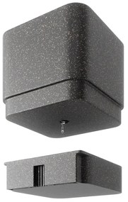 Závesné plastové kvetináče na bylinky v súprave 4 ks Cubiko – Umbra