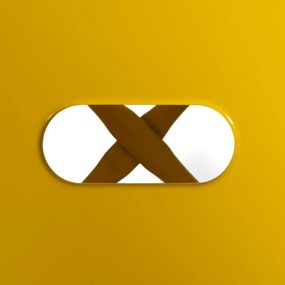 Žlté kovové barové stoličky v súprave 2 ks (výška sedadla 76,5 cm) – Ixia