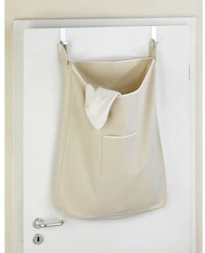 Béžový závesný kôš na bielizeň Wenko Door Laundry, 65 l