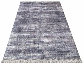 Tmavo sivý behúň so strapcami Šírka: 160 cm | Dĺžka: 220 cm
