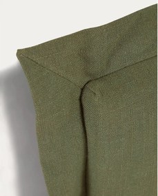 Zelené čalúnené čelo postele 166x106 cm Tanit – Kave Home